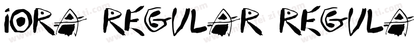 Iora Regular Regula字体转换
